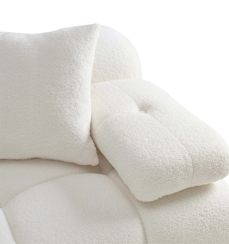 Huggy Cream Vegan 4-piece Sectional