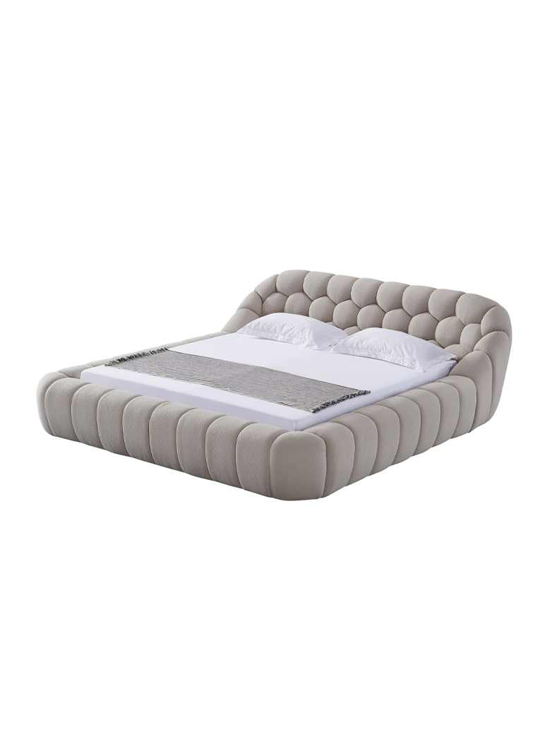 Veridian Eastern King Bed, beige
