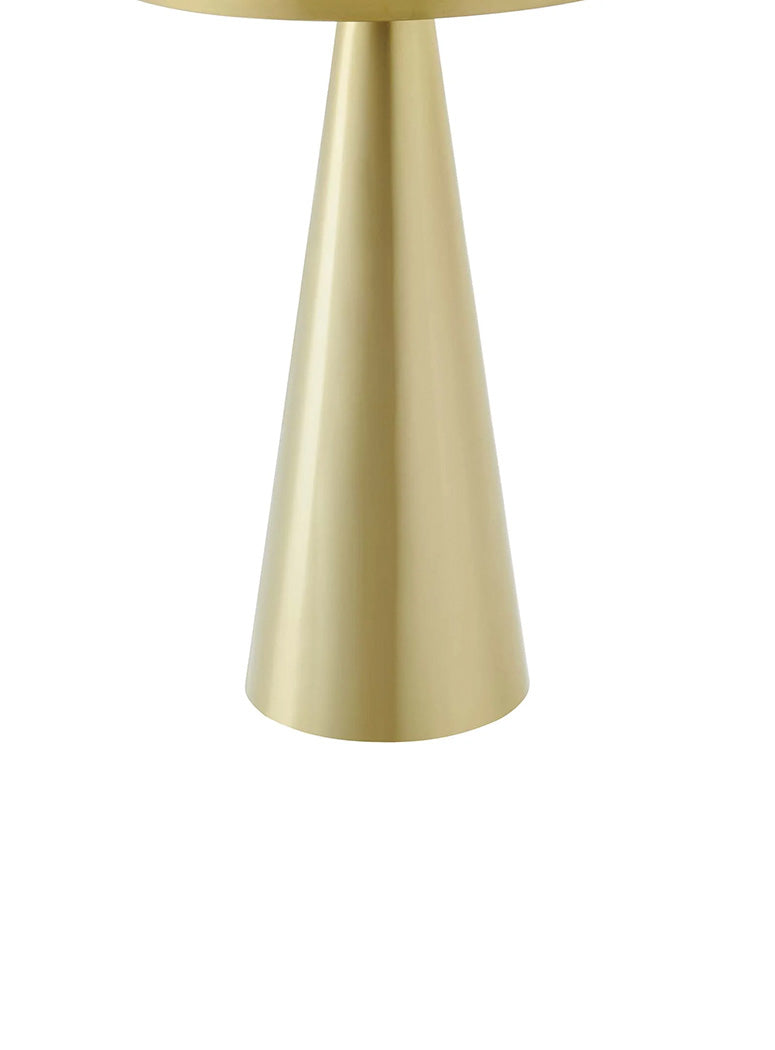 Aerin Round Side Table,brass