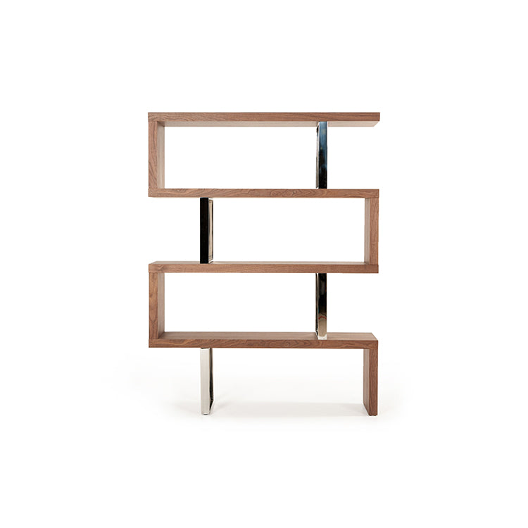 Mazy Walnut Bookcase