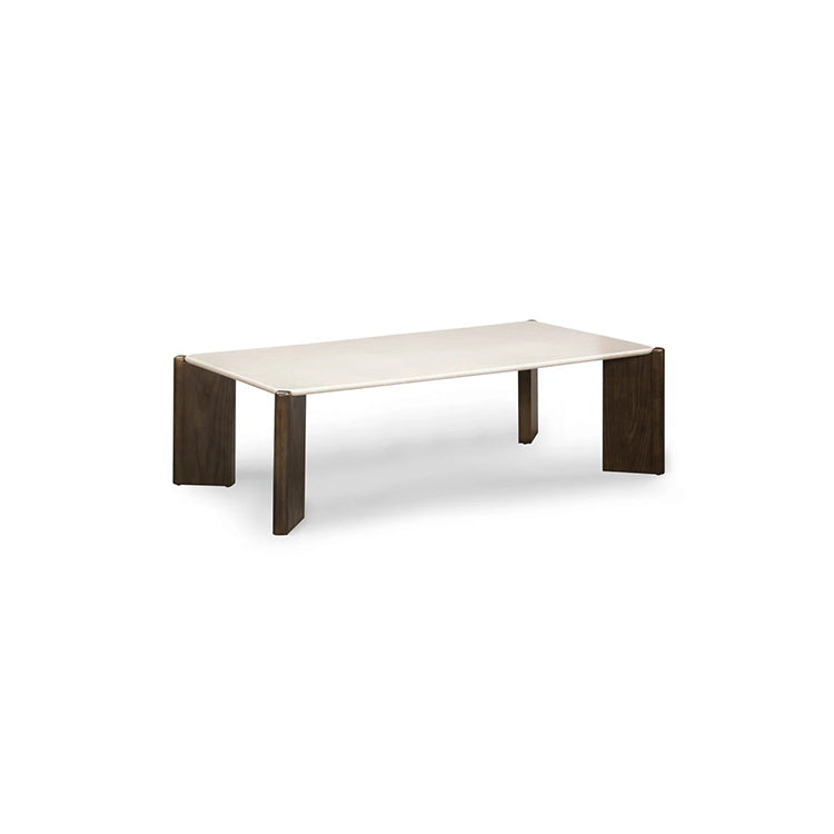 Resi Cream Quartz Rectangular Coffee Table