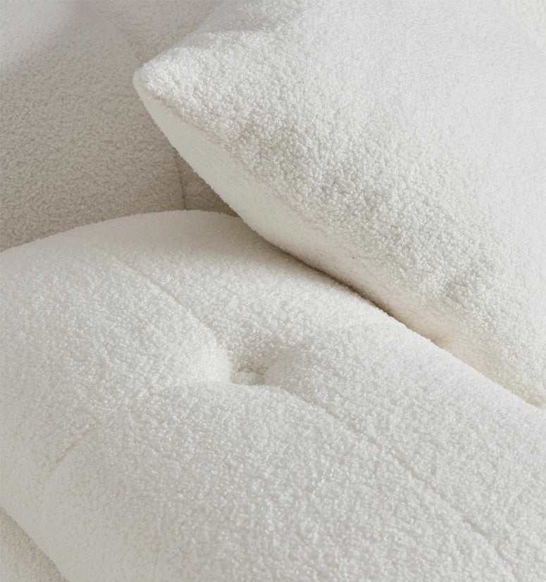 Huggy Cream Vegan 4-piece Sectional
