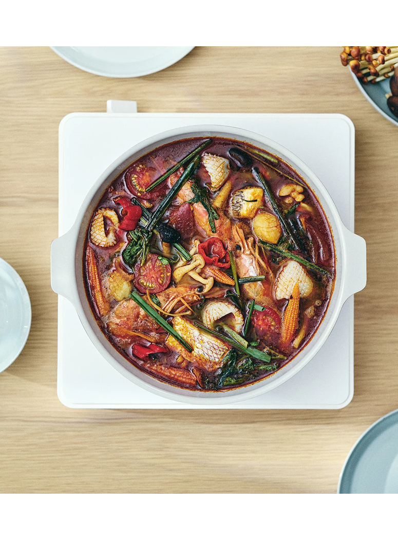 Kinto KAKOMI IH enamel pot 1L,Sand Beige