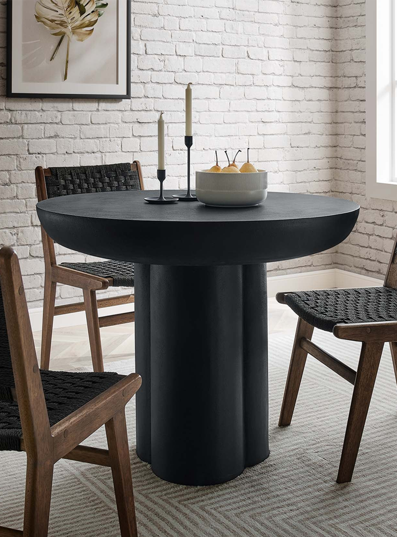 Pianc 40" Dining Table, Black