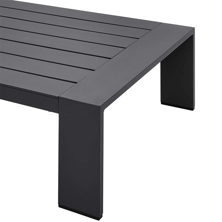 Credenza Outdoor Coffee Table, charcoal