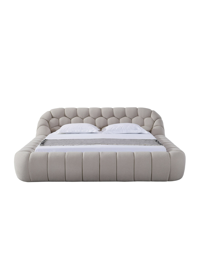 Veridian Eastern King Bed, beige