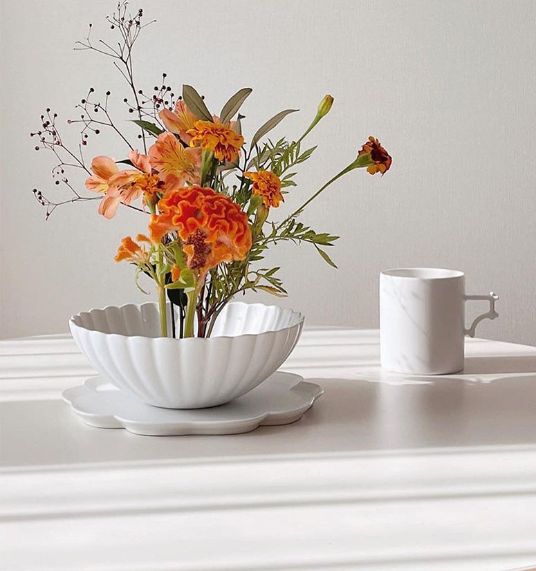 Mujagi Matte Flower 05 Main Plate