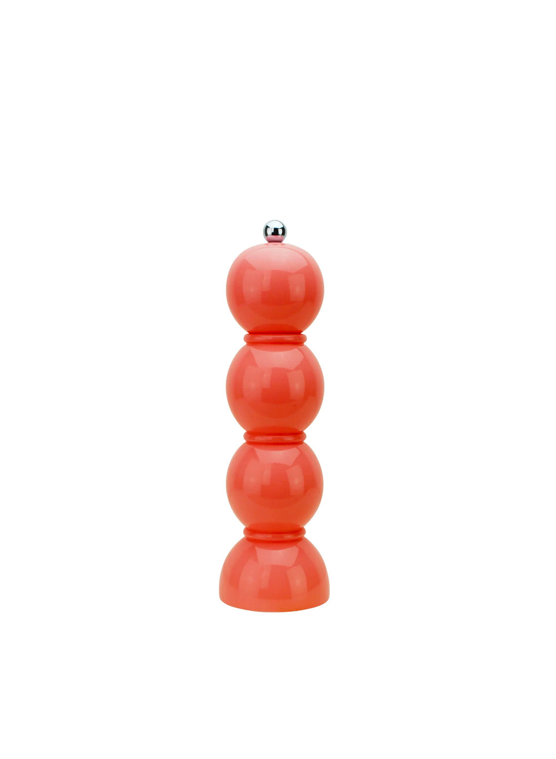 Addison Ross Bobbin Salt or Pepper Mill Grinder, Coral Pink