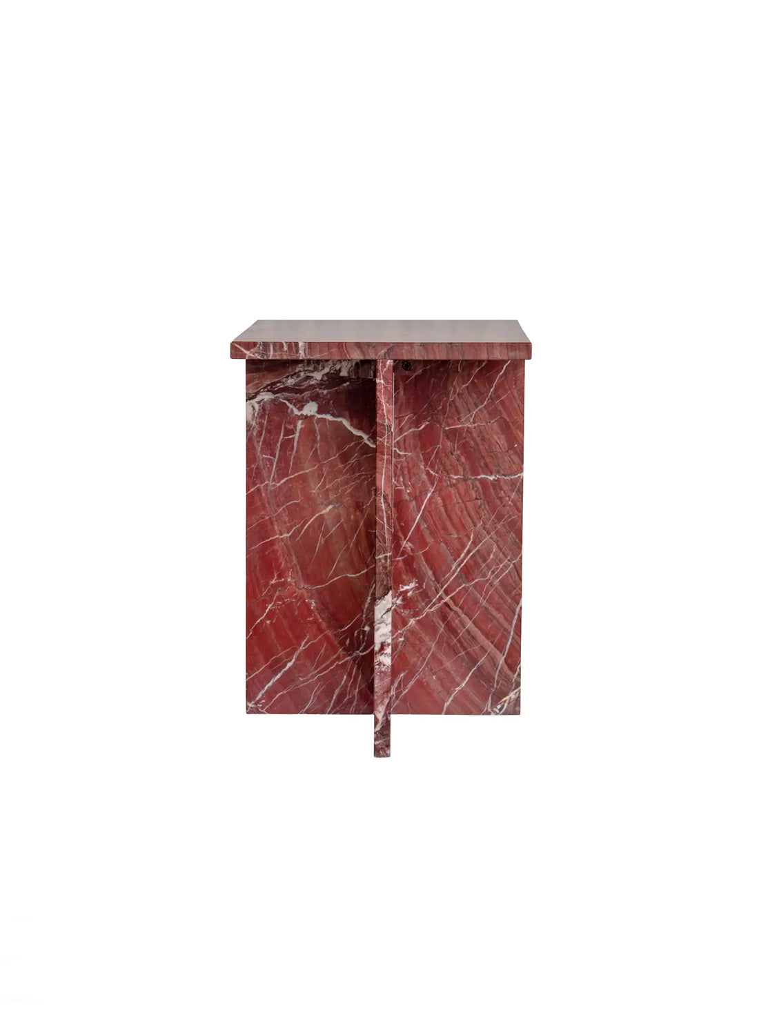 Clair Rose Marble Accent Table