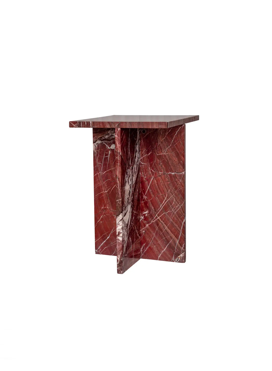 Clair Rose Marble Accent Table