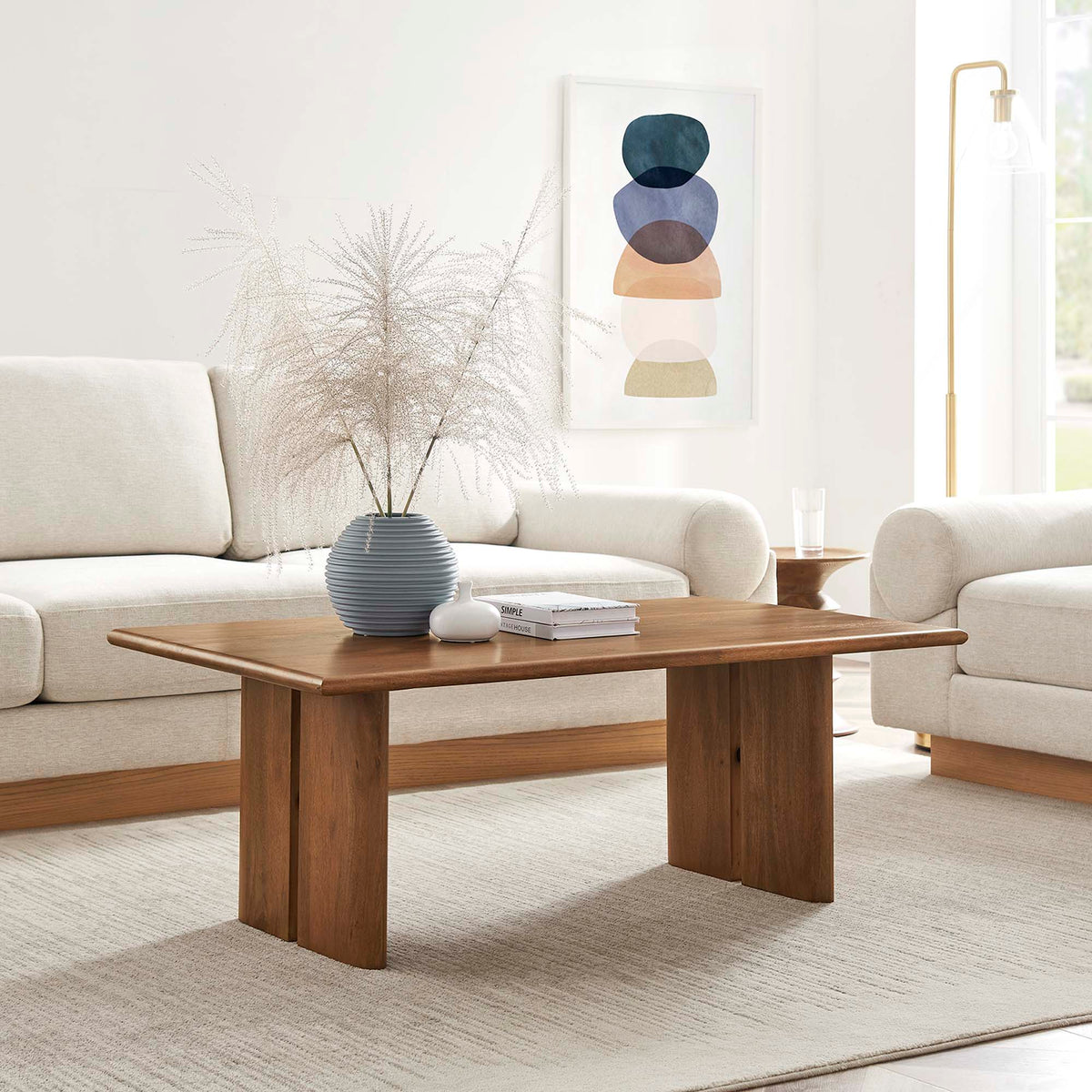 Amie Coffee Table,walnut