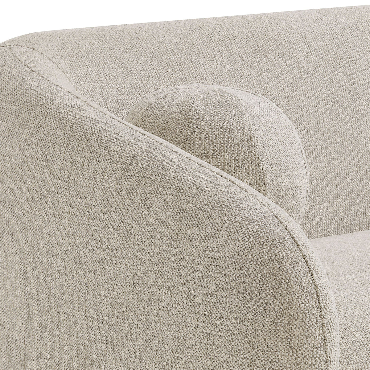 Chennie Fabric Sofa, Dove Gray