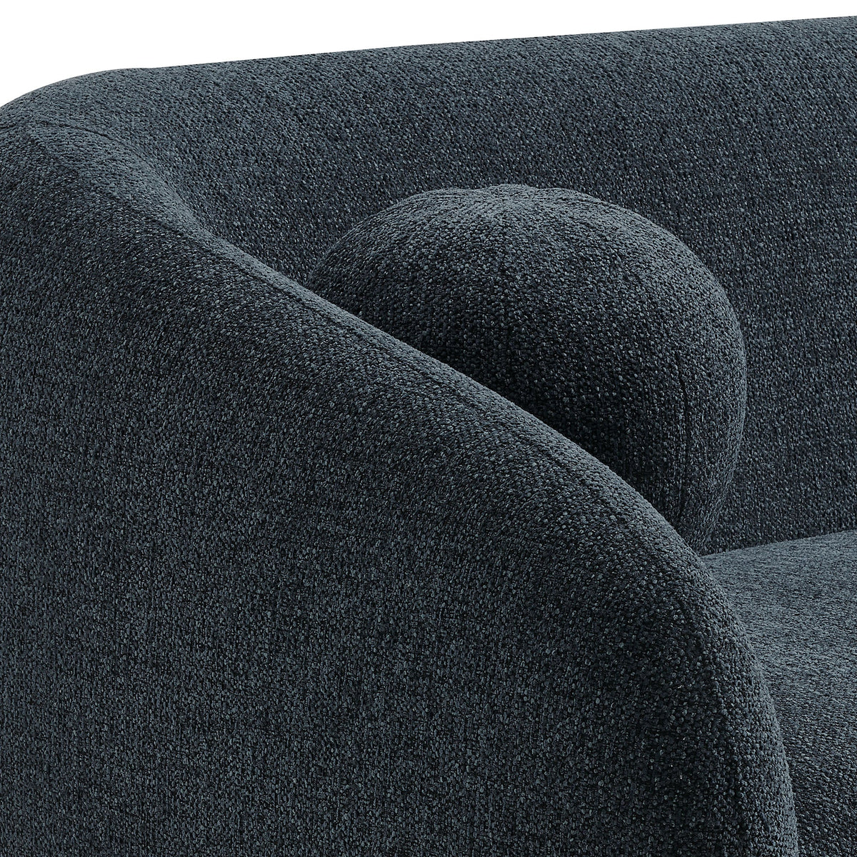 Chennie Fabric Sofa, Navy
