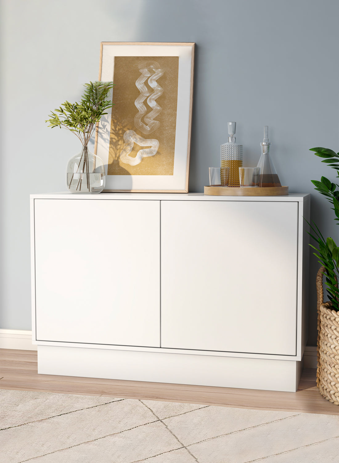 Osmara 35" Cabinet,White