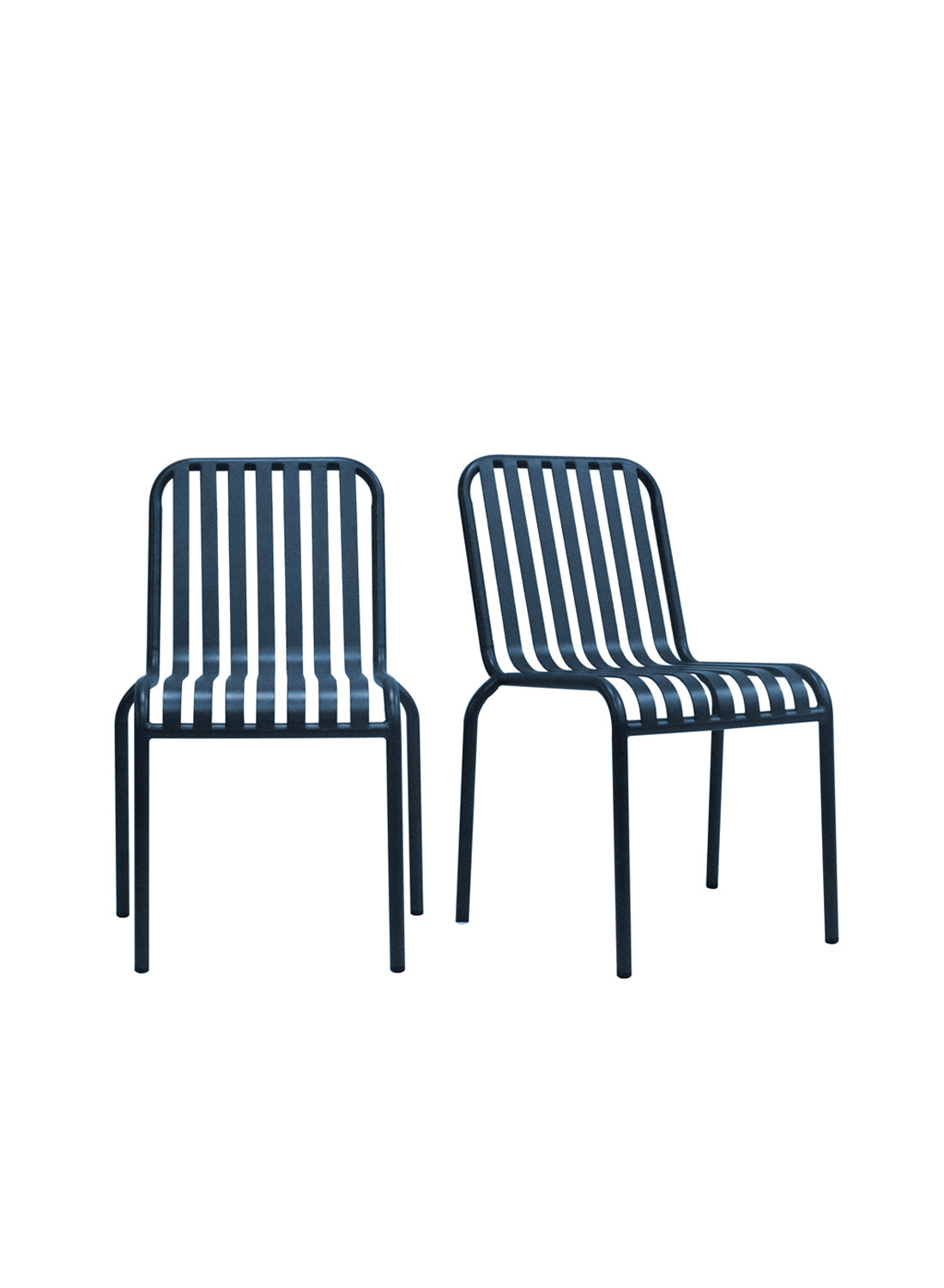 Elara Outdoor Chair, dark blue (set of 2)