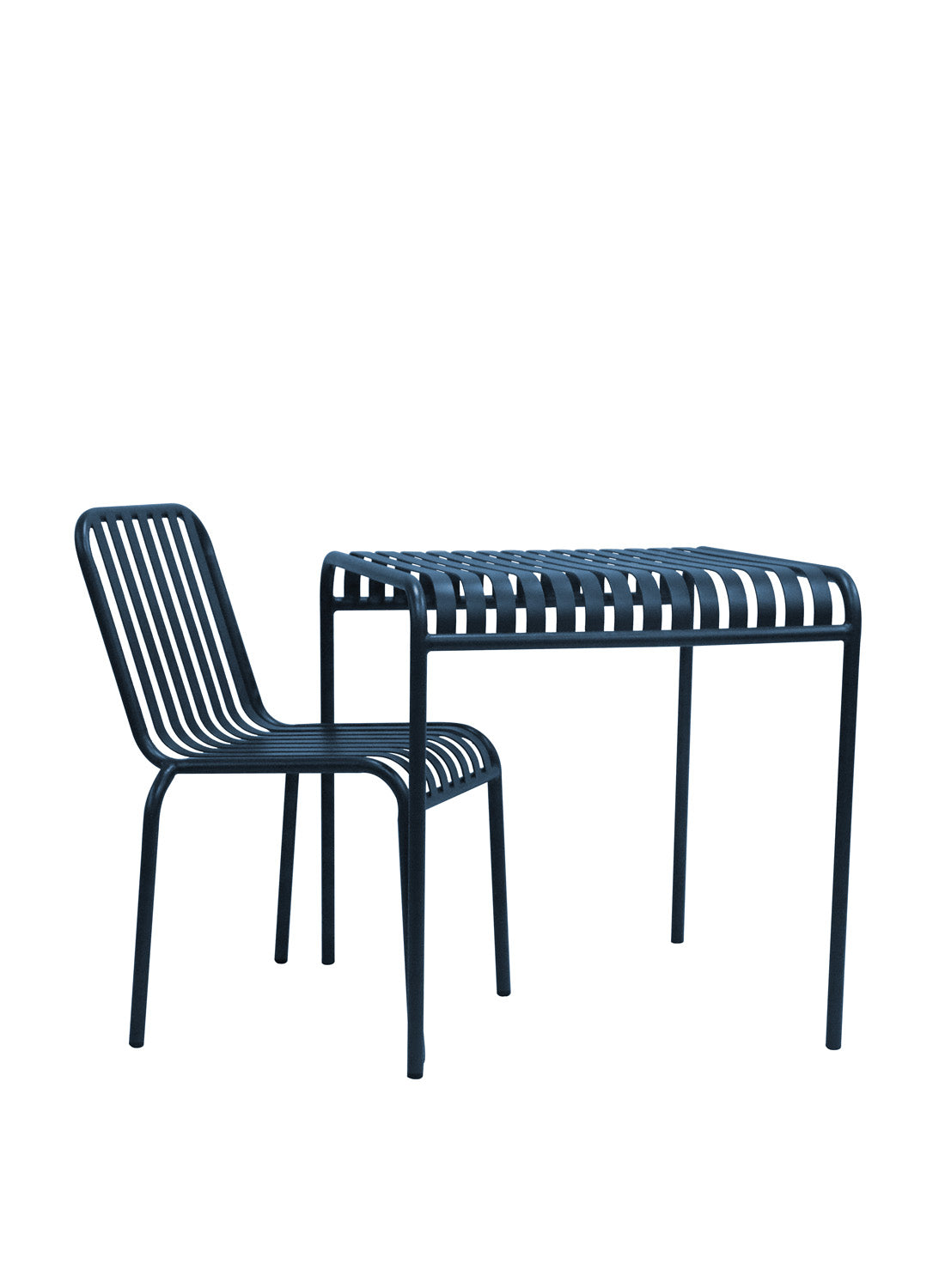Elara Outdoor Table, dark blue