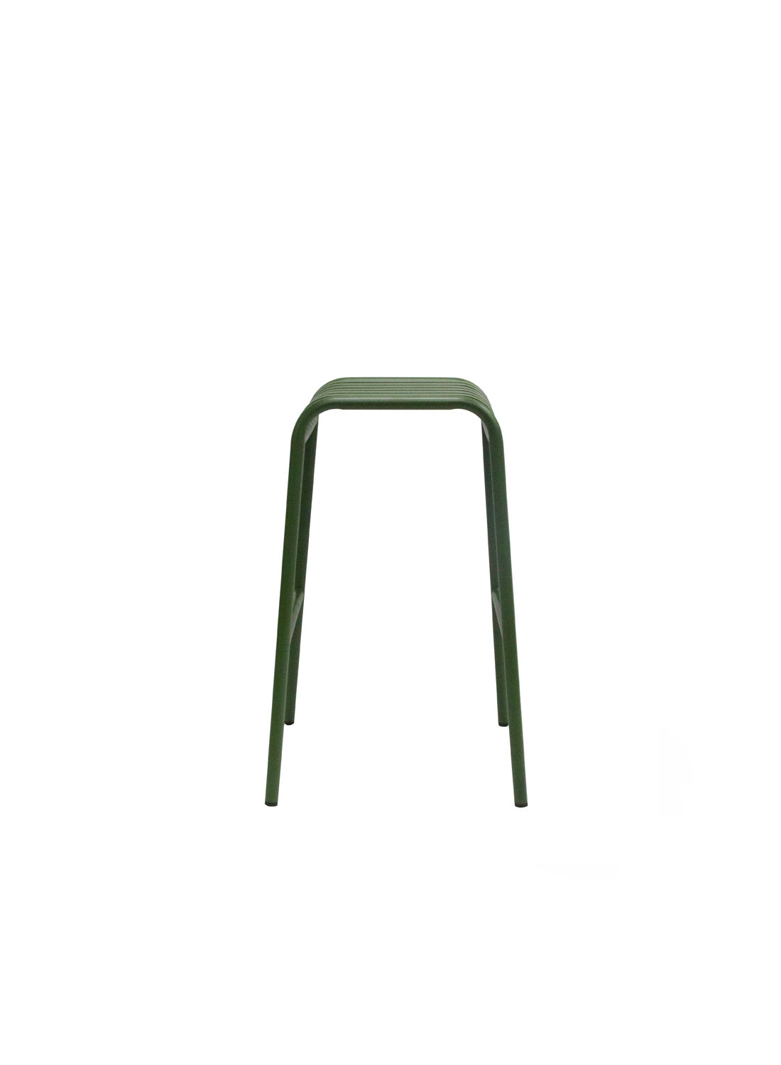 Elara Outdoor Bar Stool, dark green (set of 2)