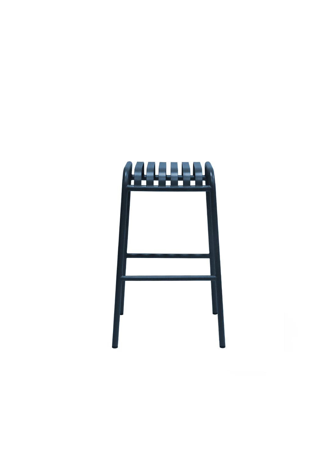 Elara Outdoor Bar Stool, dark blue (set of 2)