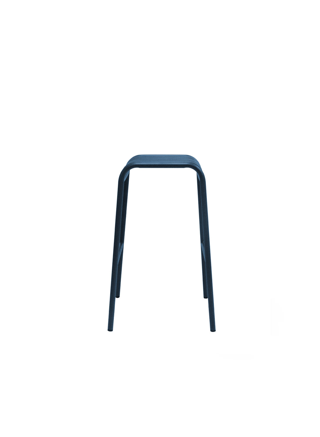 Elara Outdoor Bar Stool, dark blue (set of 2)