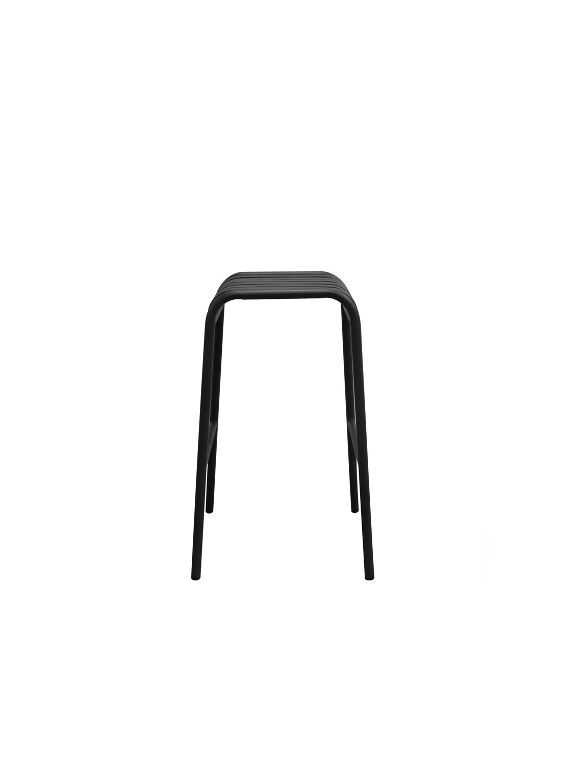 Elara Outdoor Bar Stool, black (set of 2)