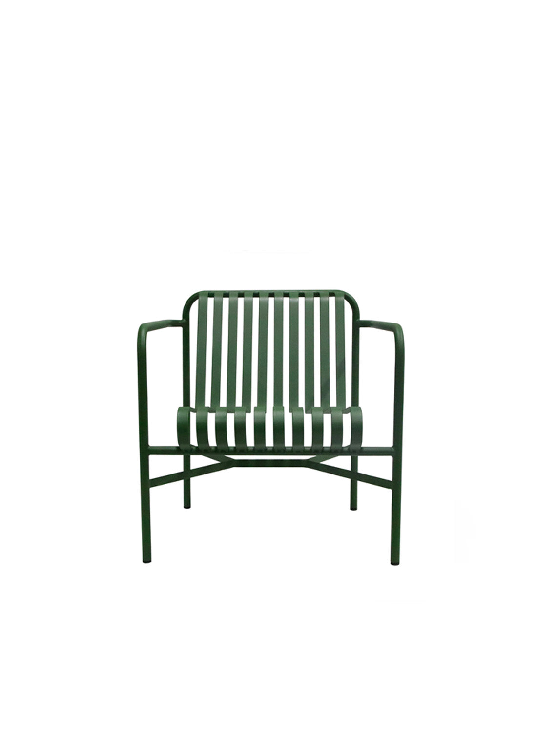 Elara Outdoor Lounge Chair, dark green