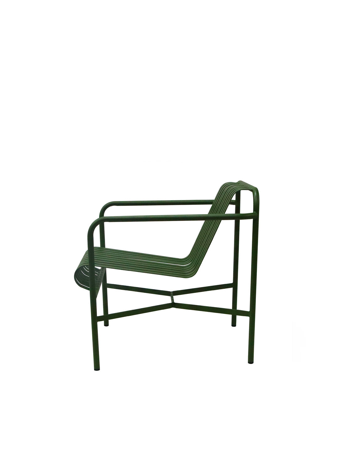 Elara Outdoor Lounge Chair, dark green