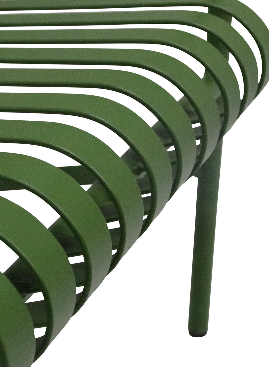 Elara Outdoor Lounge Chair, dark green