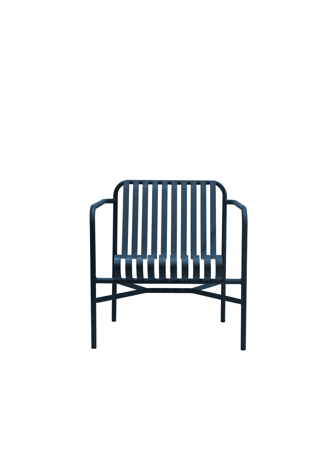 Elara Outdoor Lounge Chair, dark blue