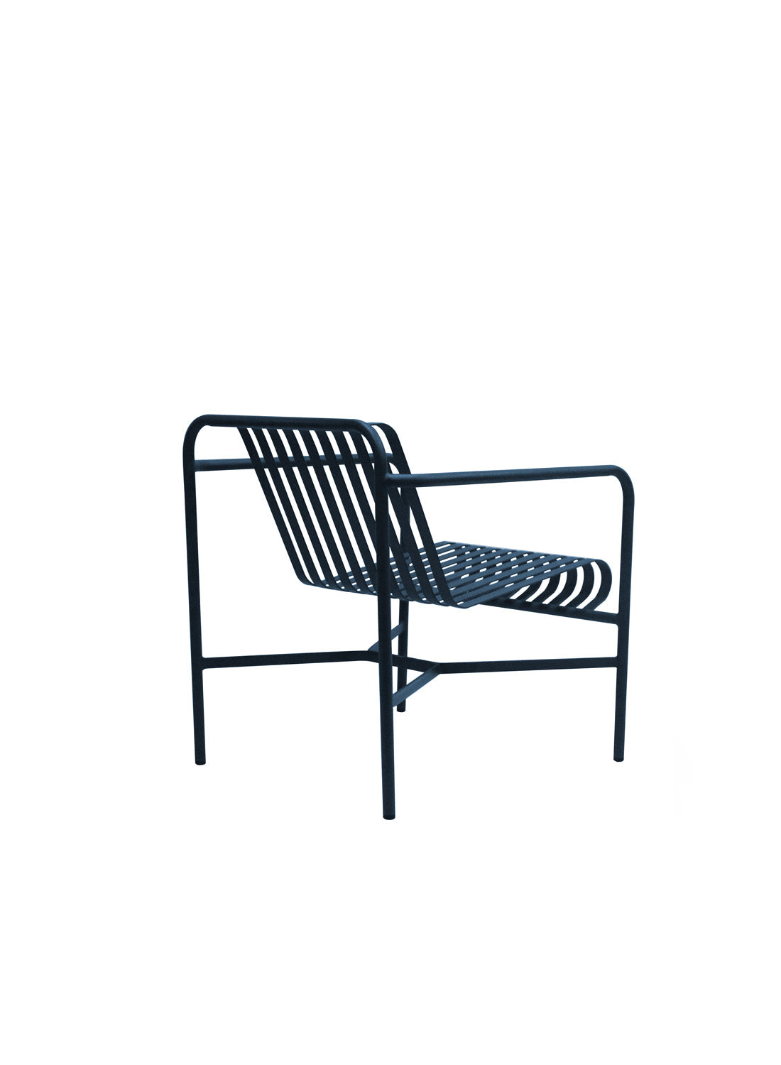 Elara Outdoor Lounge Chair, dark blue