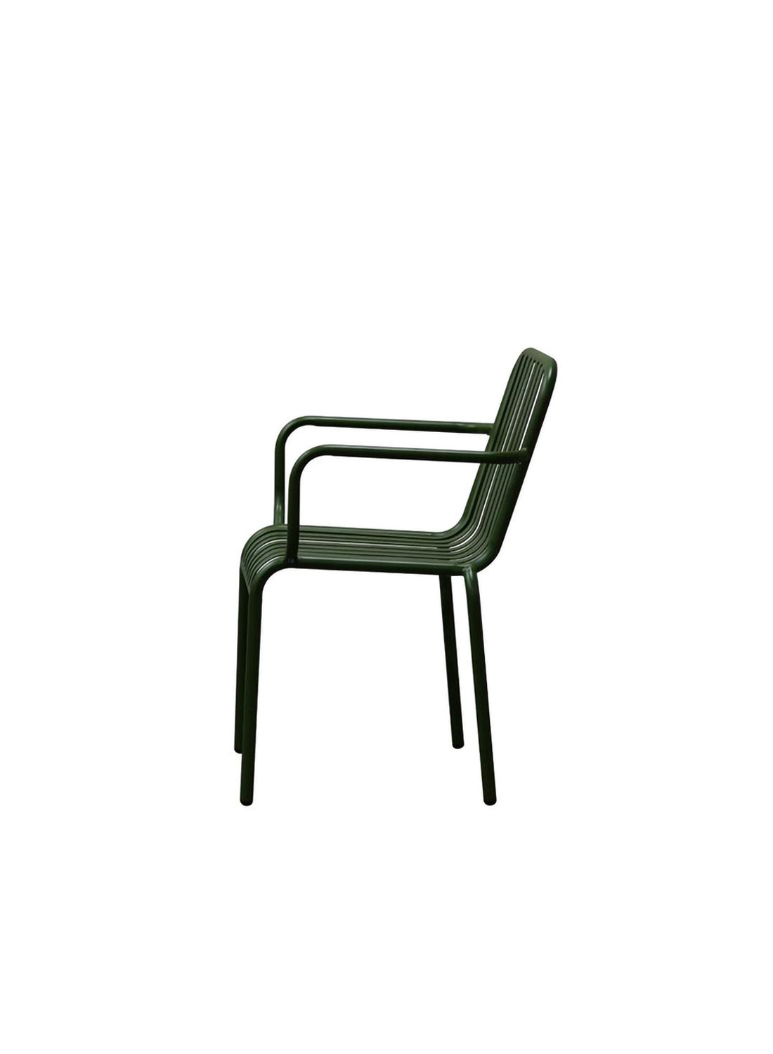 Elara Outdoor Armchair, dark green (set of 2)