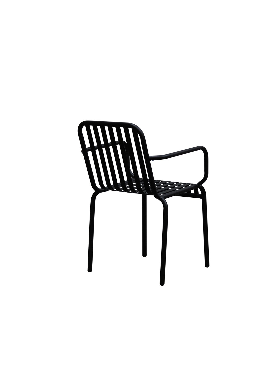 Elara Outdoor Armchair, black (set of 2)