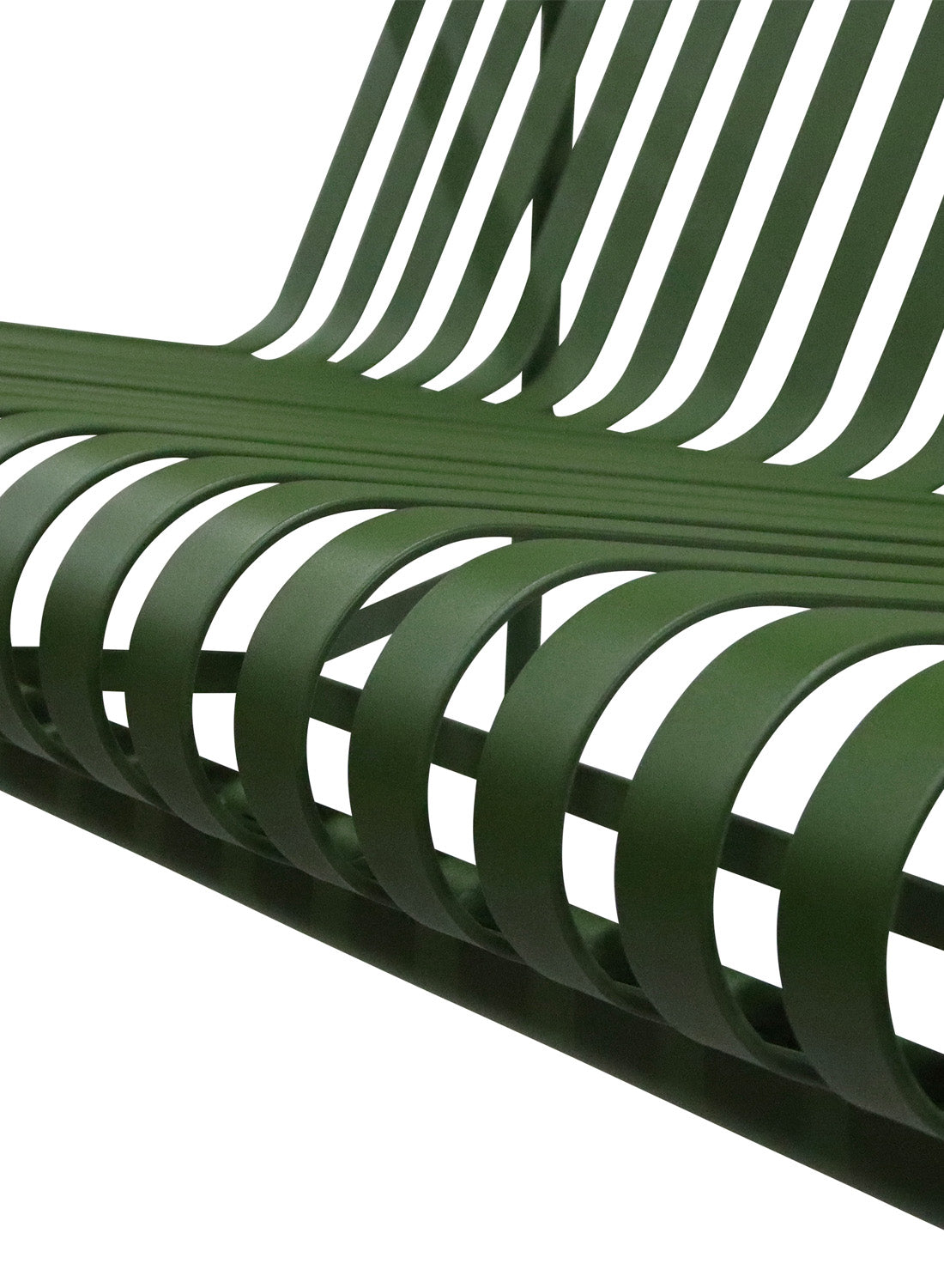 Elara Outdoor Loveseat, dark green