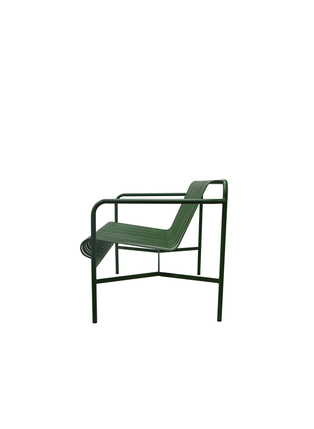 Elara Outdoor Loveseat, dark green