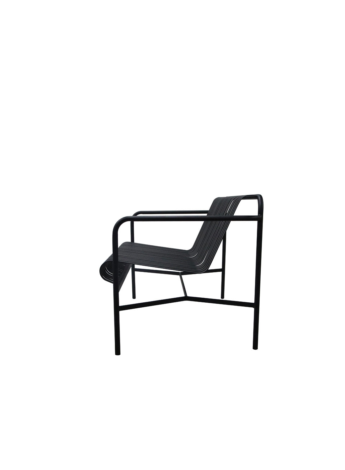 Elara Outdoor Loveseat, black