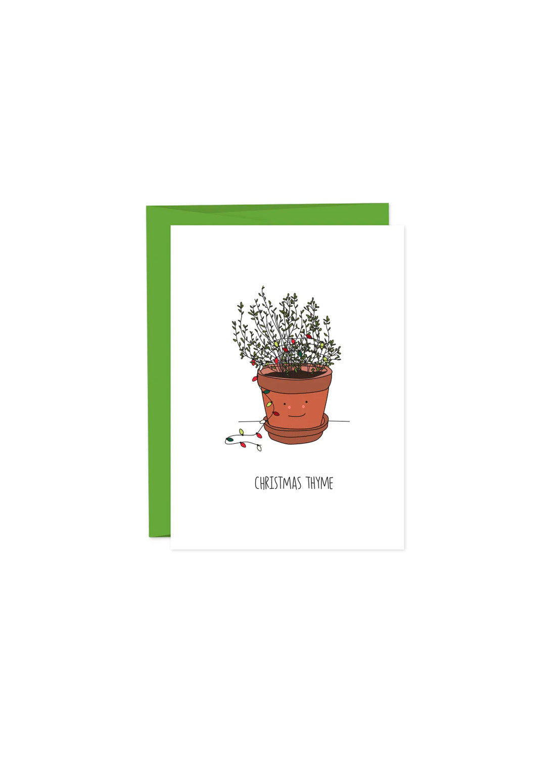 Christmas Thyme Greeting Card