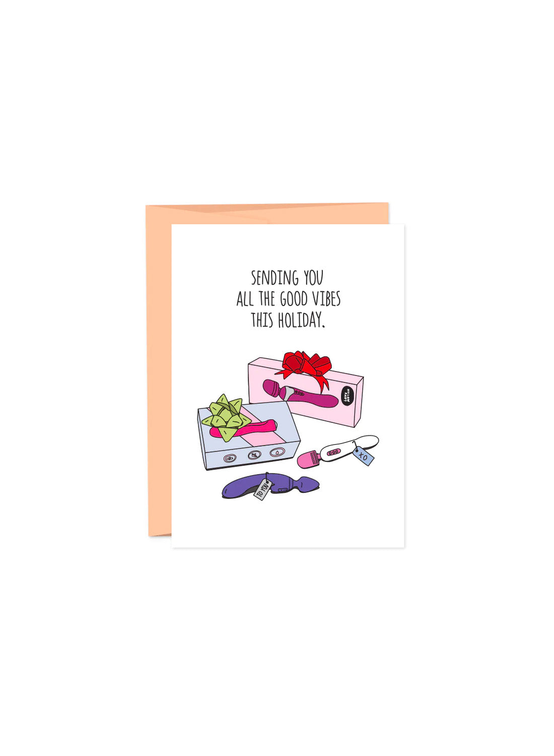 Holiday Vibes Greeting Card