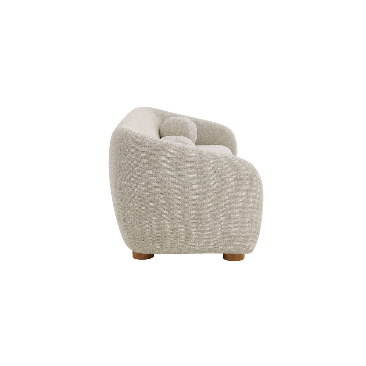 Chennie Fabric Sofa, Dove Gray