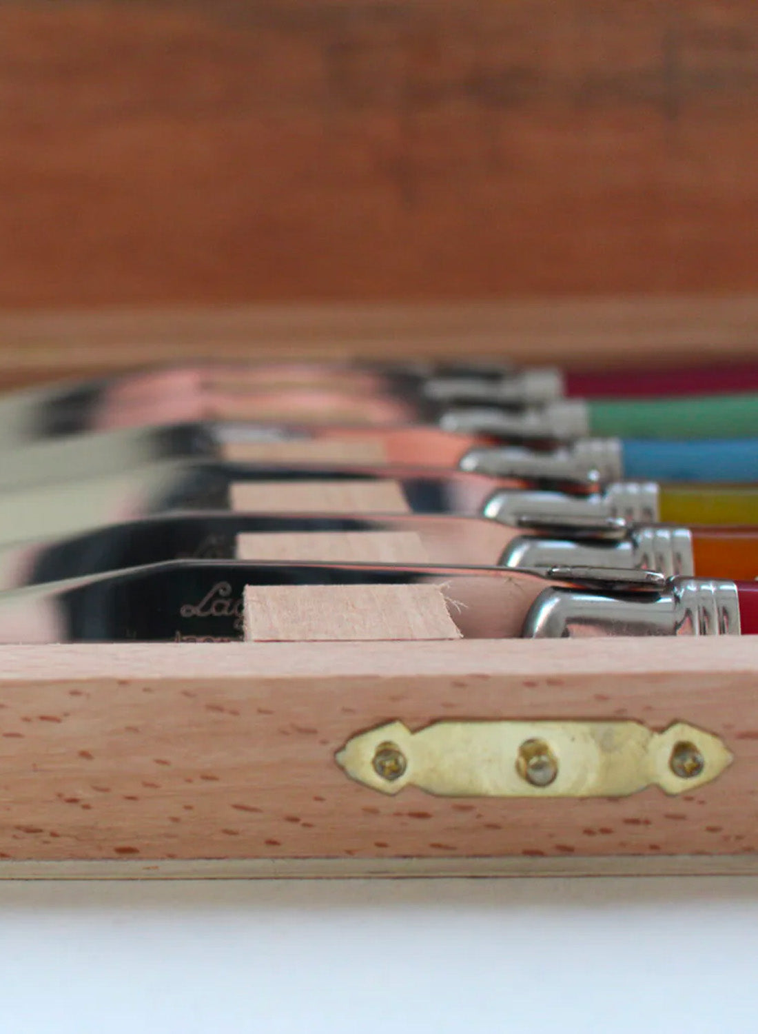 Laguiole Rainbow Steak Knives, set of 6