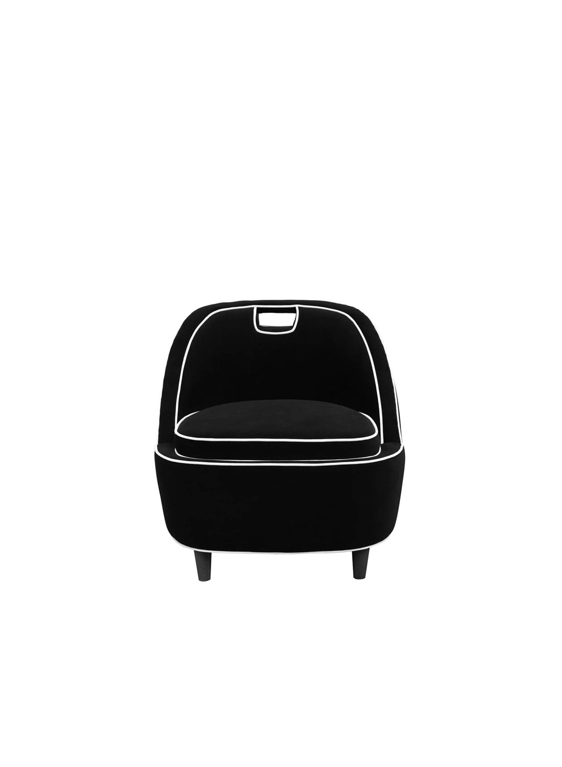 Serenity Club Chair, Black