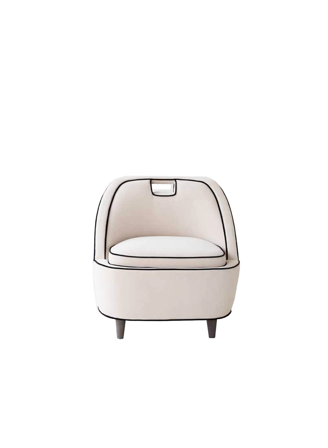 Serenity Club Chair, Ivory