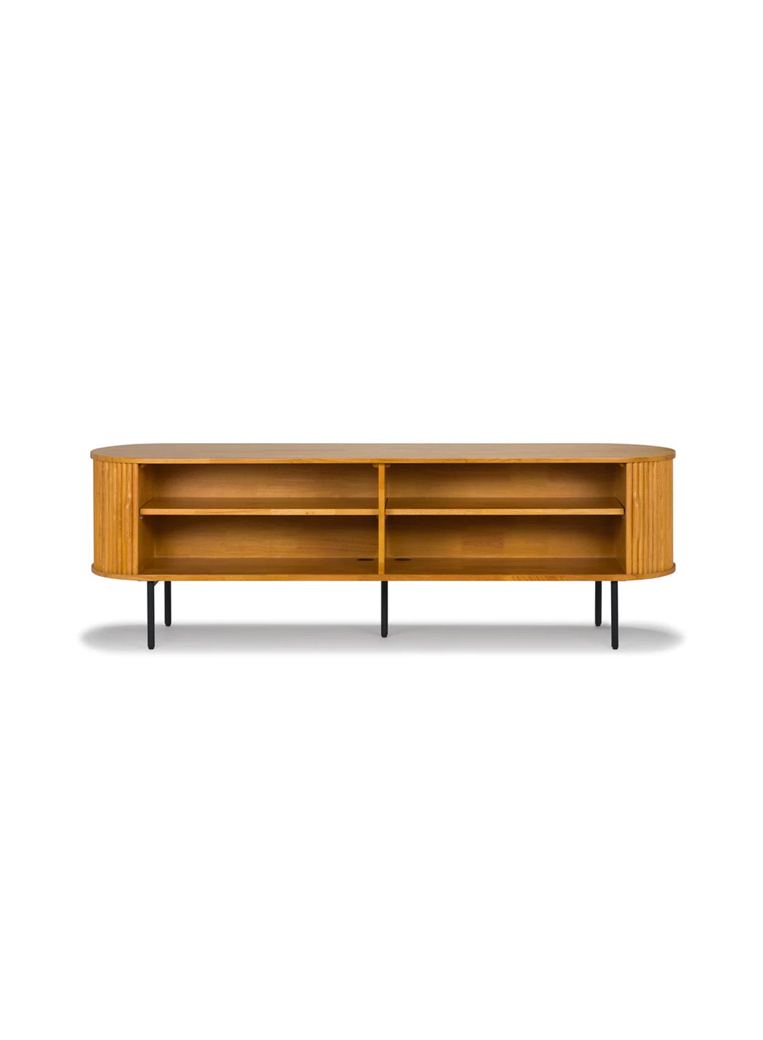 Zen Media Stand, rubberwood