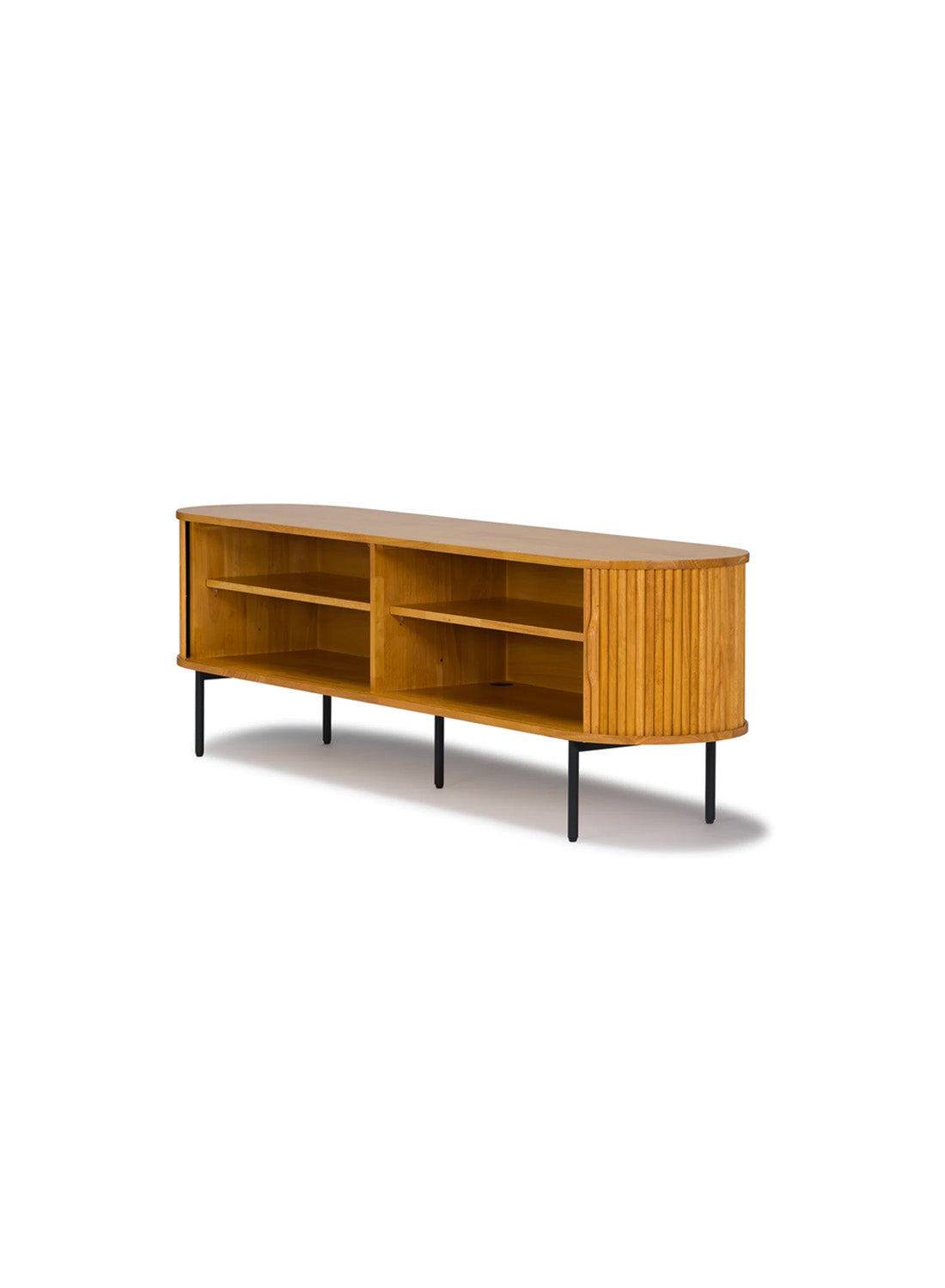 Zen Media Stand, rubberwood