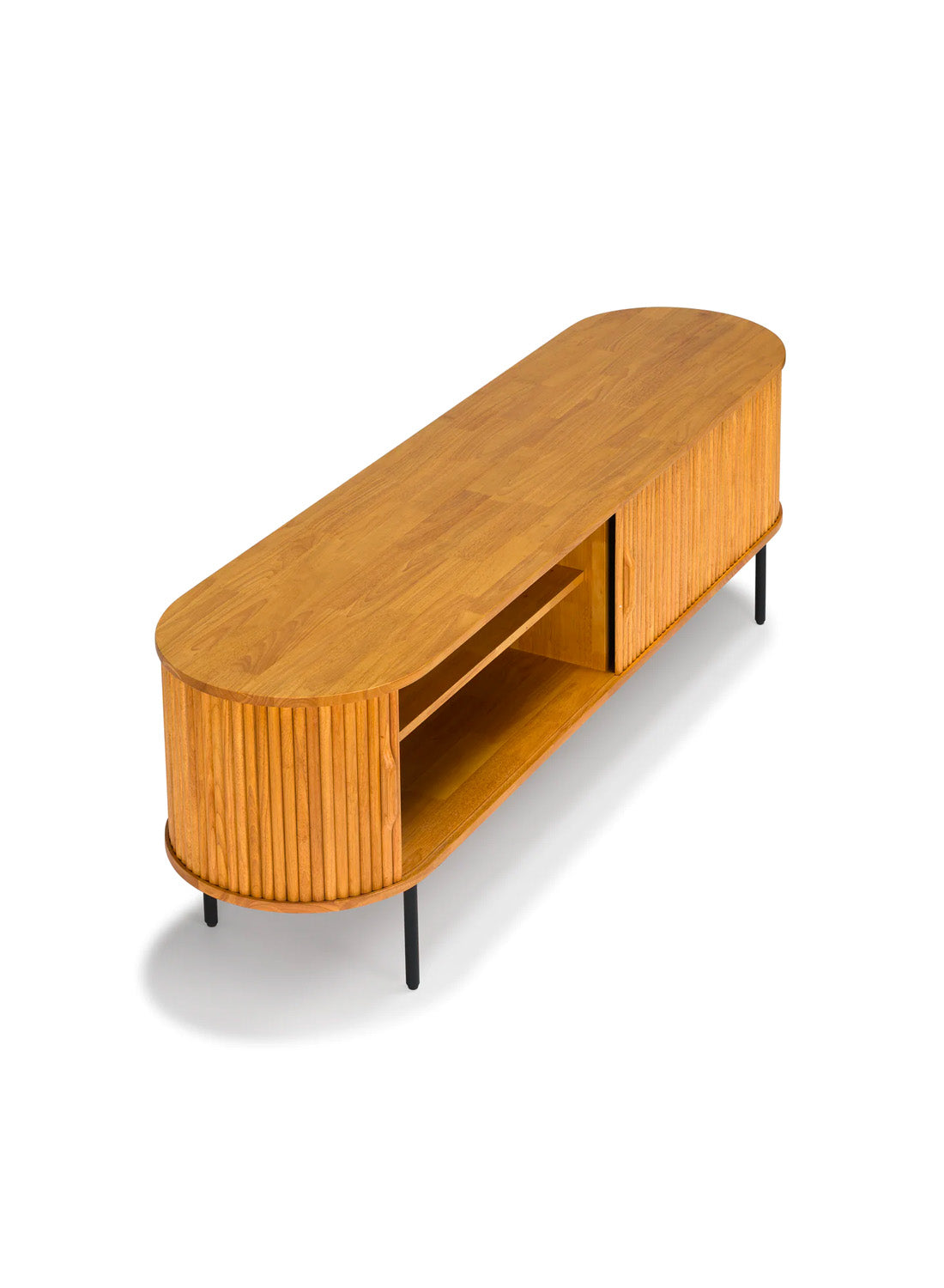 Zen Media Stand, rubberwood