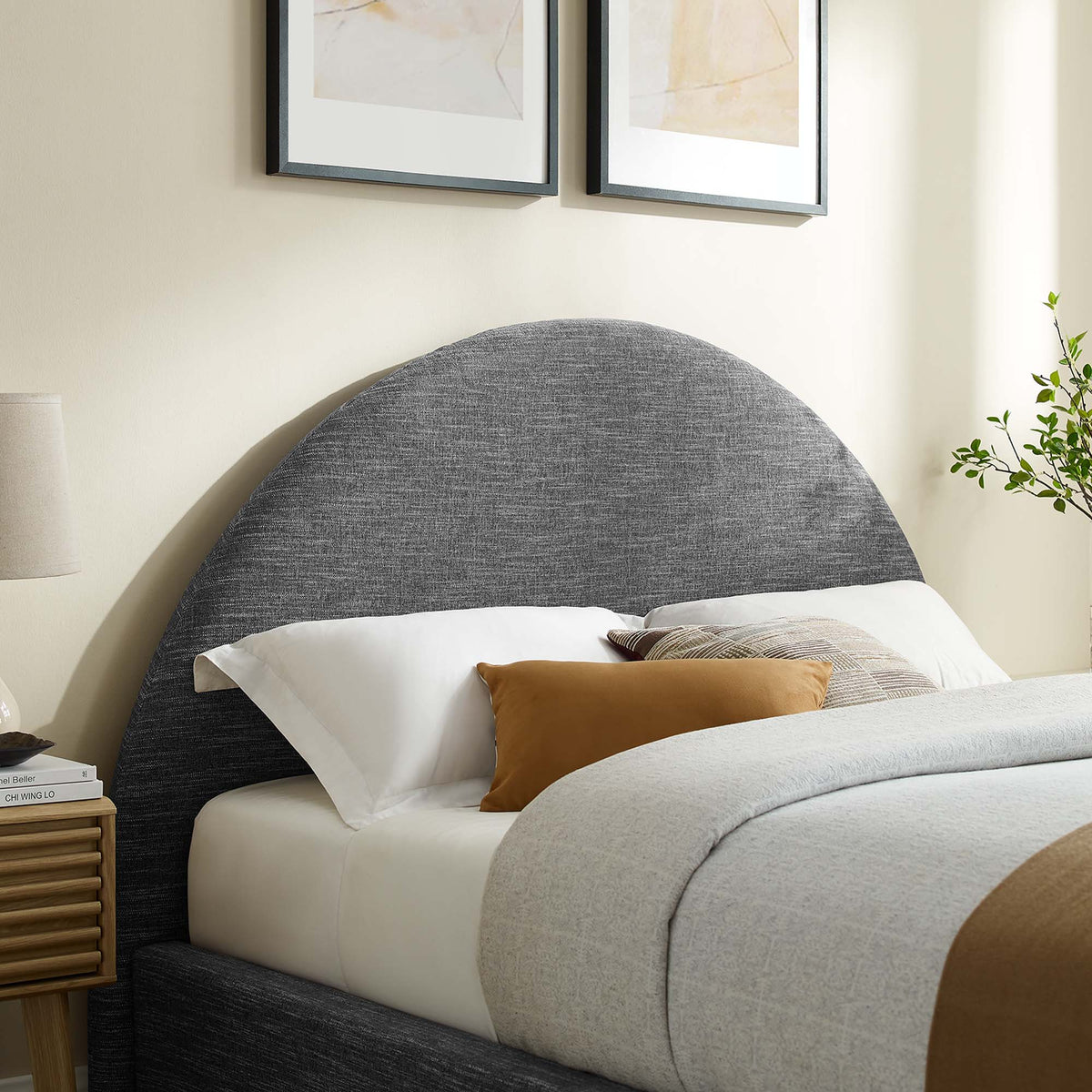 Alloy Upholstered Full Bed, Slate