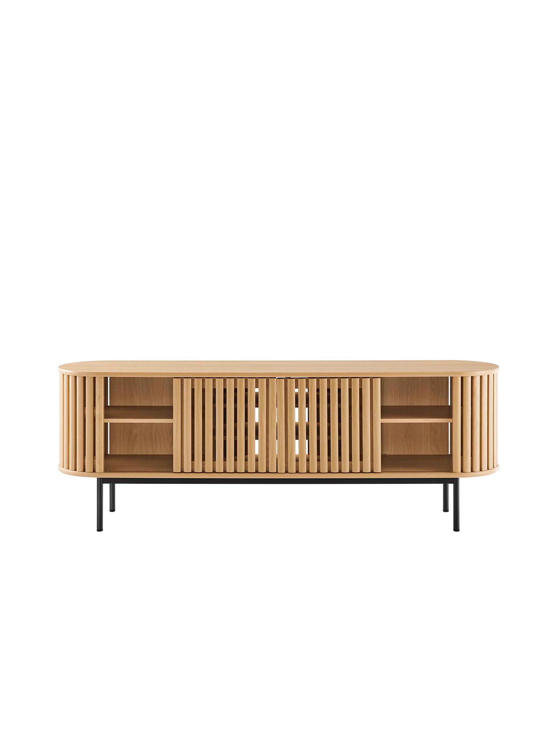 Kanso Media Stand, Oak