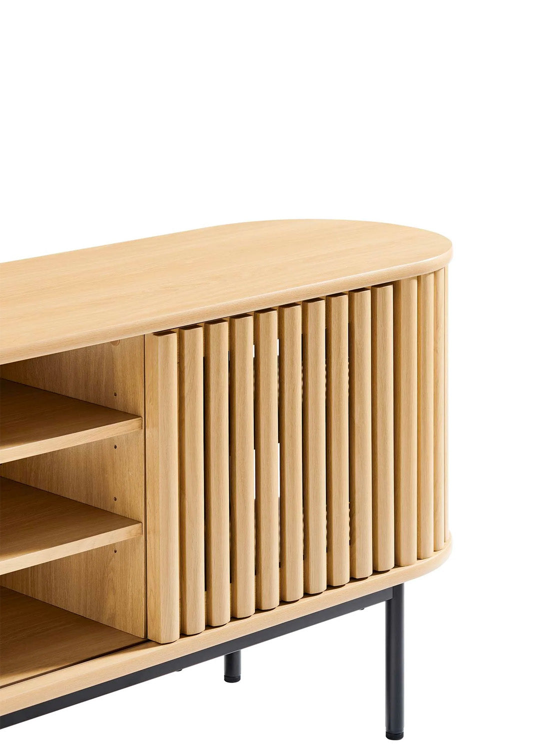 Kanso Media Stand, Oak