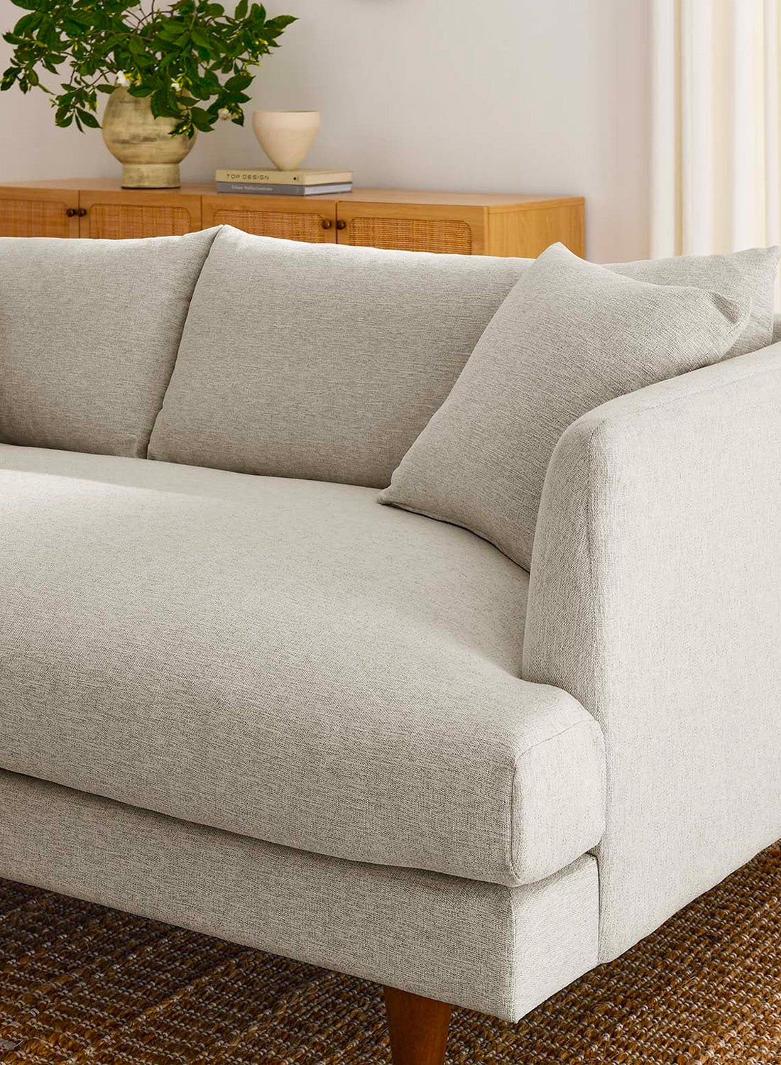 Luxton Sofa, ivory