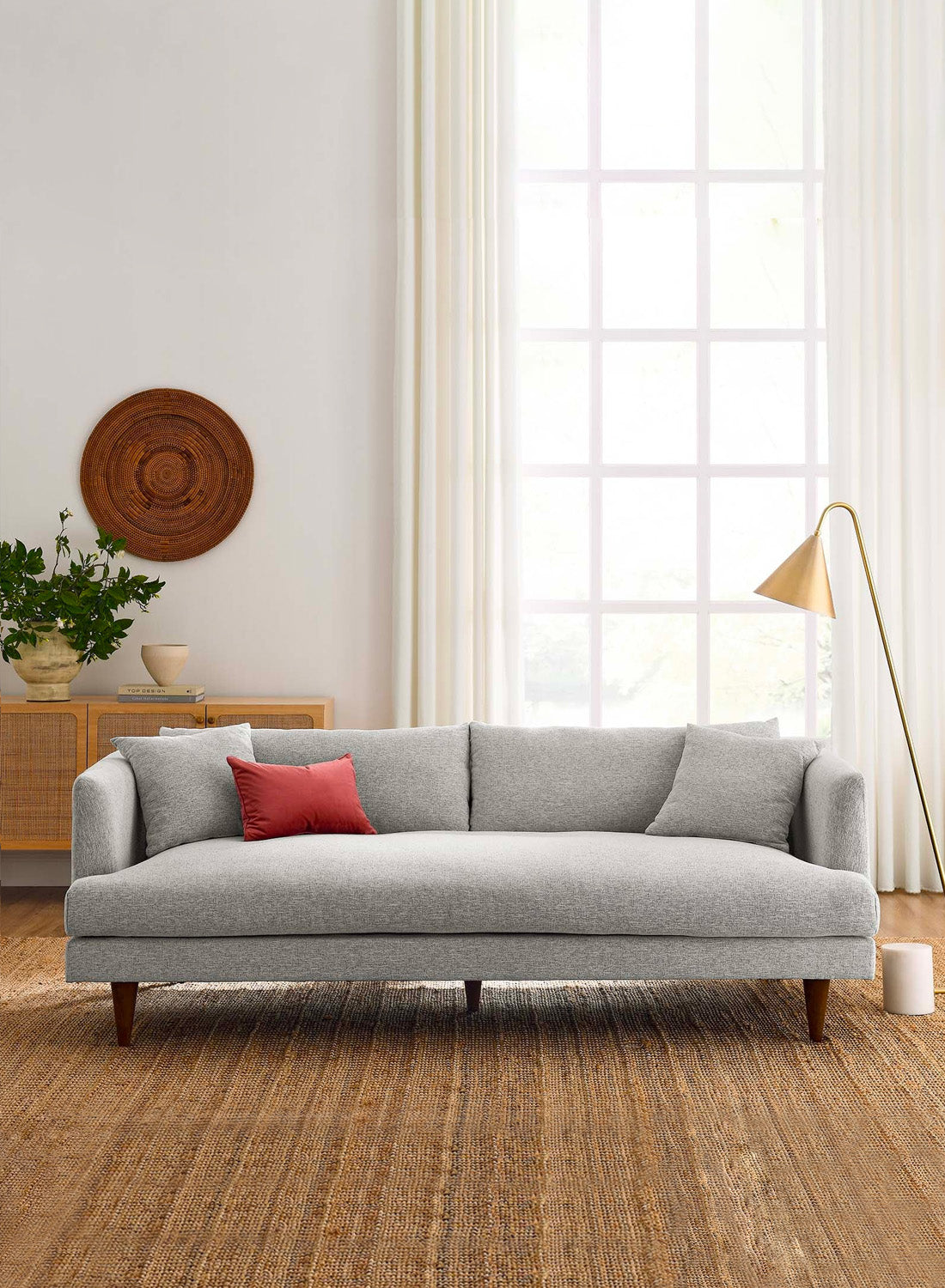 Luxton Sofa, light gray