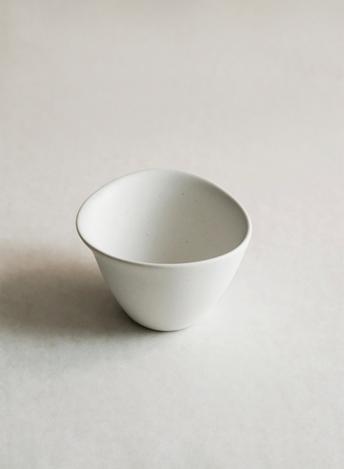 NR Ceramics Medium Tea Cup, stone white