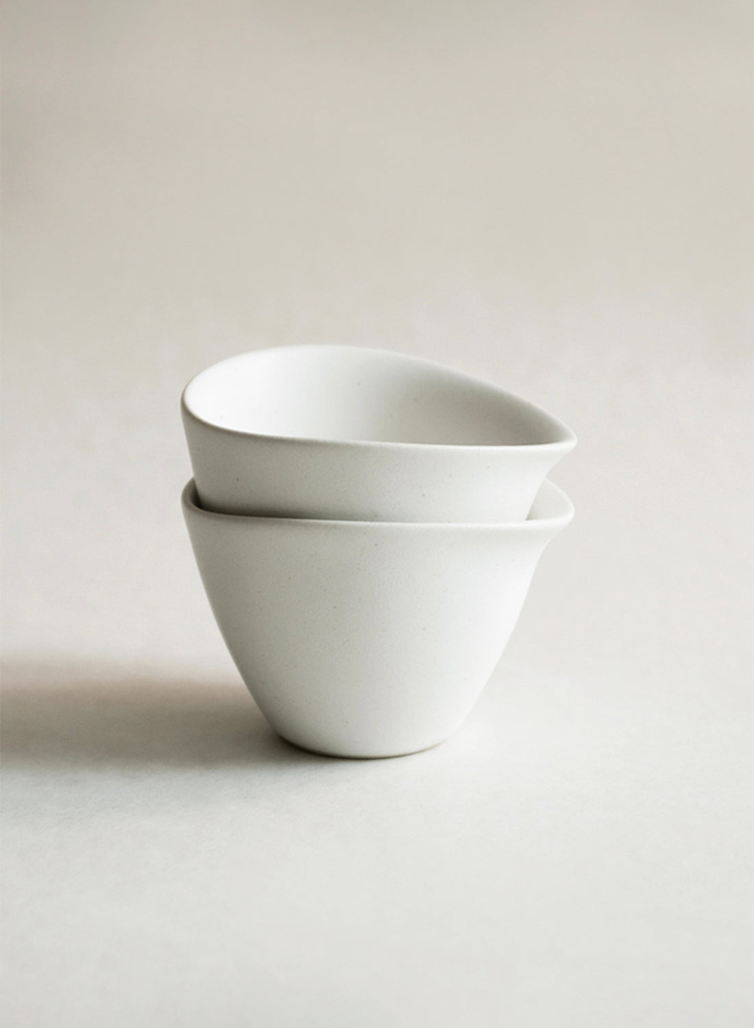 NR Ceramics Medium Tea Cup, stone white